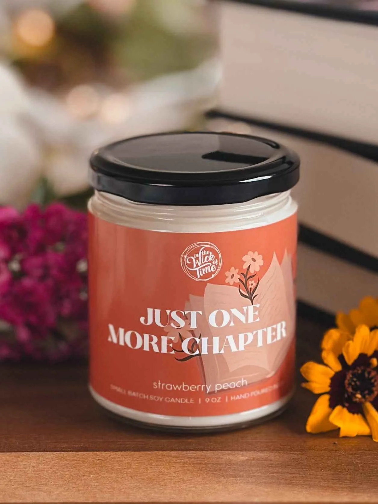 Comfortable Just One More Chapter Candle 9 OZ Breathable