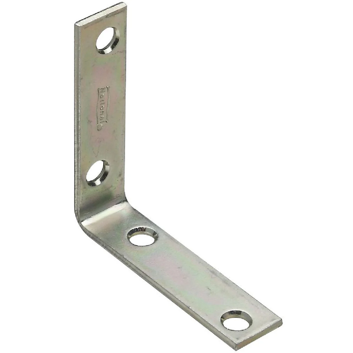 Top-Quality National Catalog V115 2-1 2 In. x 5 8 In. Zinc Steel Corner Brace 4-Count Sophisticated