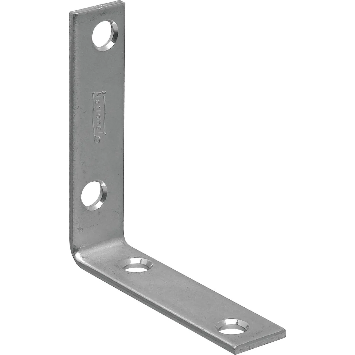 Practical National Catalog 115 2-1 2 In. x 5 8 In. Zinc Corner Brace Original