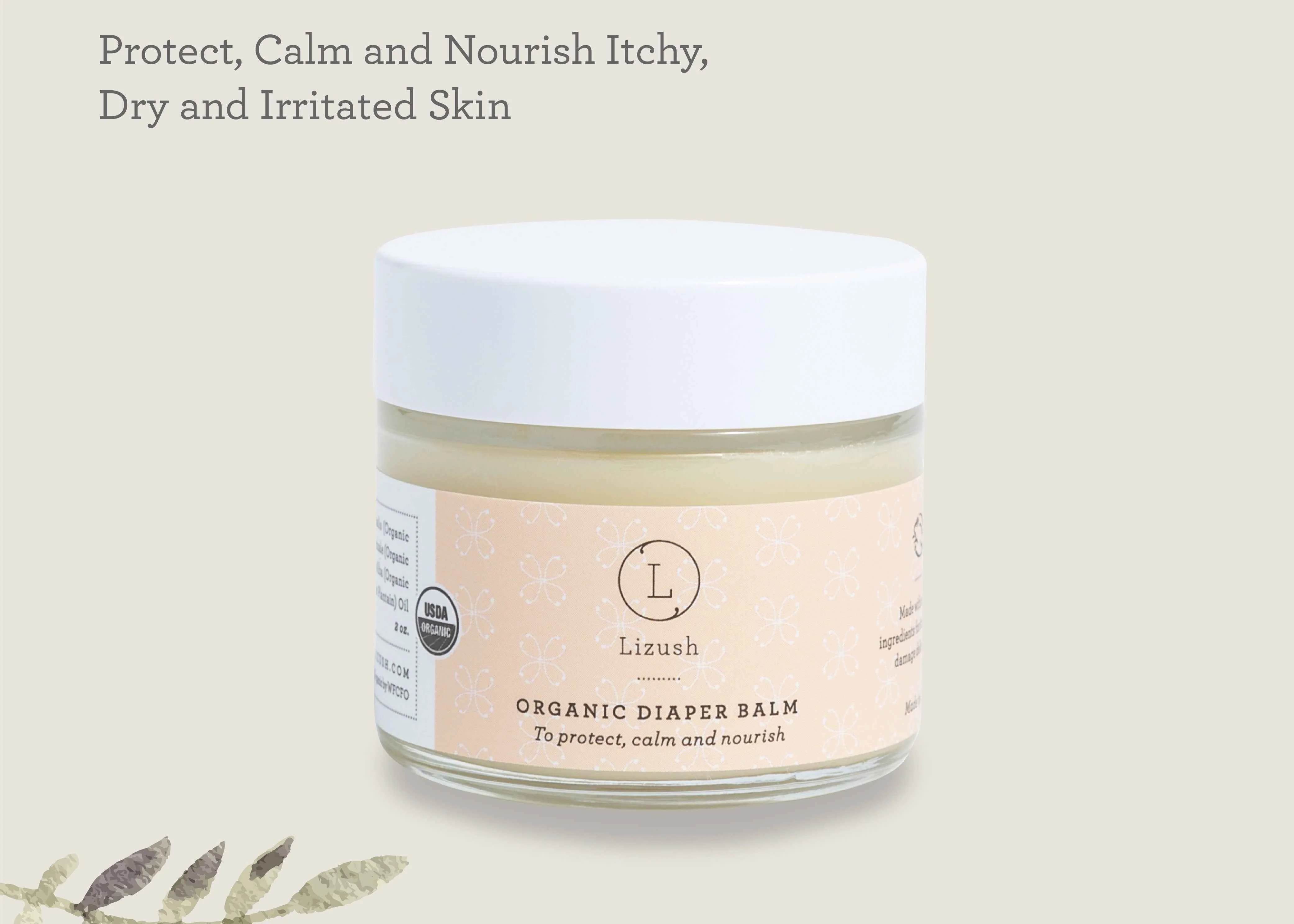 Authentic USDA Organic Diaper Balm – Natural Baby Skin Balm Elegant