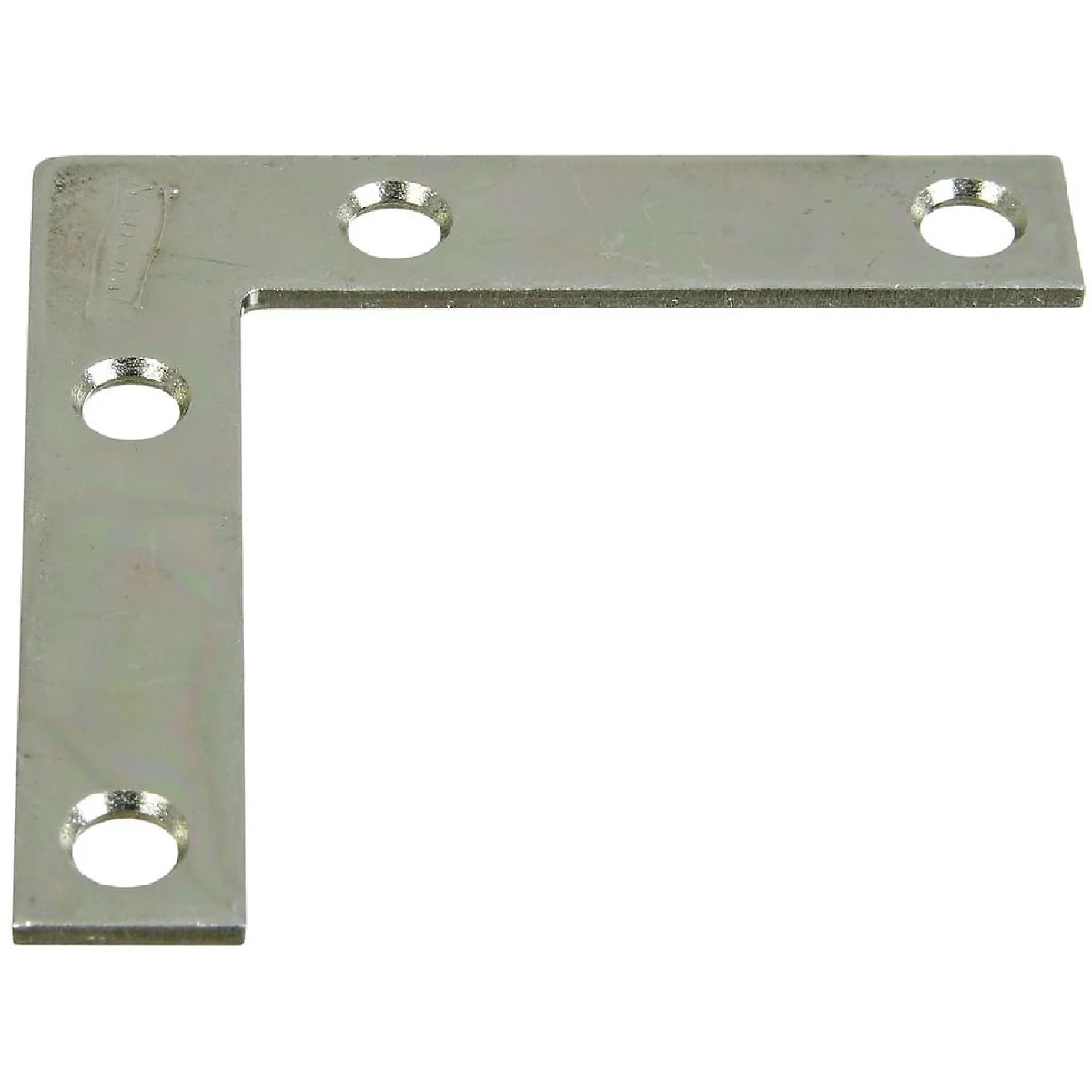 Soft National Catalog 117 2-1 2 In. x 1 2 In. Zinc Flat Corner Iron Pure