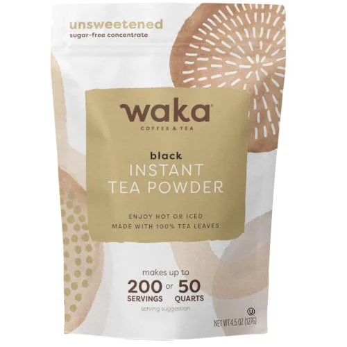 Long-Lasting Waka Instant Black Tea Mix 4.5 Ounce Environmentally Friendly