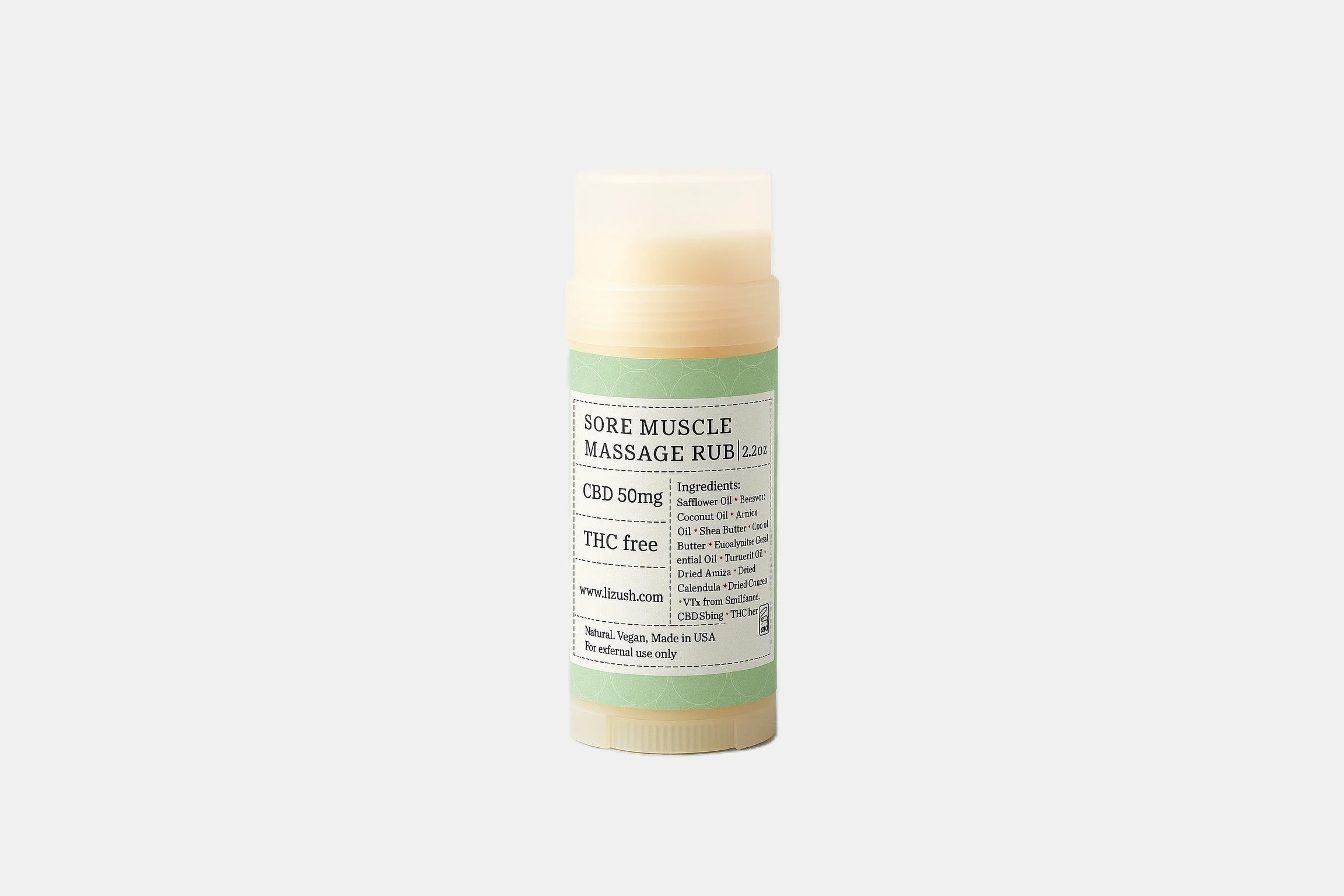 Optimized CBD Muscle Rescue Balm – Natural Muscle Rub THC- Original