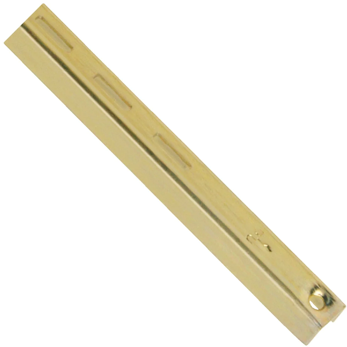Crafted Knape Vogt 80 Series 48 In. Brass Adjustable Shelf Standard Recyclable