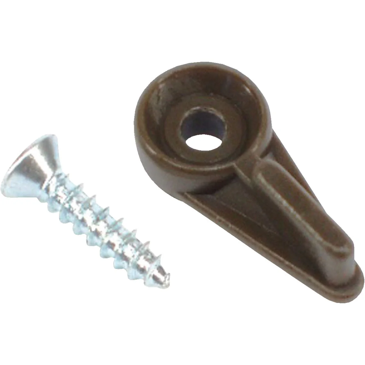 Effective United States Hardware 5 32 In. x 15 16 In. Brown Storm Screen Clip 8 Count Verified