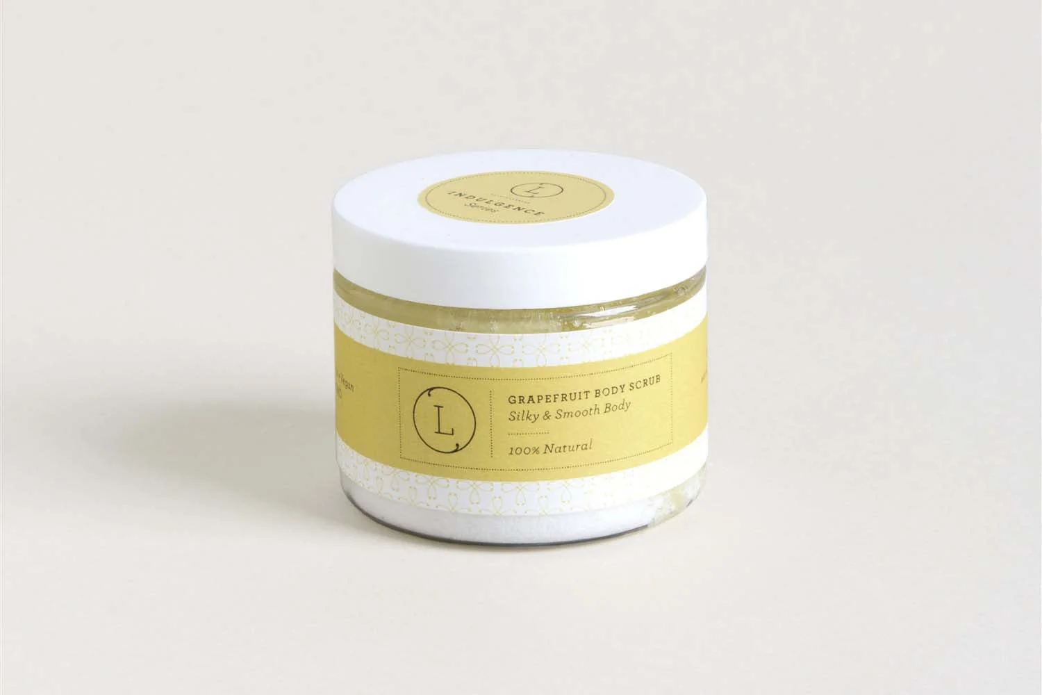 Carefully Designed Grapefruit Body Scrub – Natural Exfoliating Salt Scrub Green