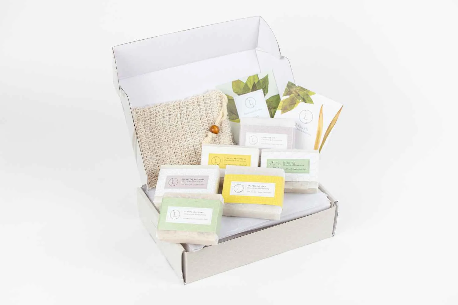 Sustainable Natural Handmade Soap Gift Set – 6 Vegan Bars Fine