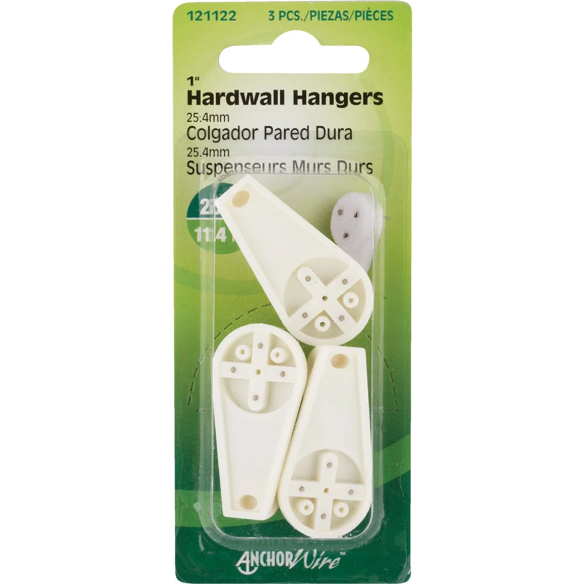 High-End Hillman Anchor Wire 25 Lb. Capacity Hardwall Hanger 3 Count Top-Quality