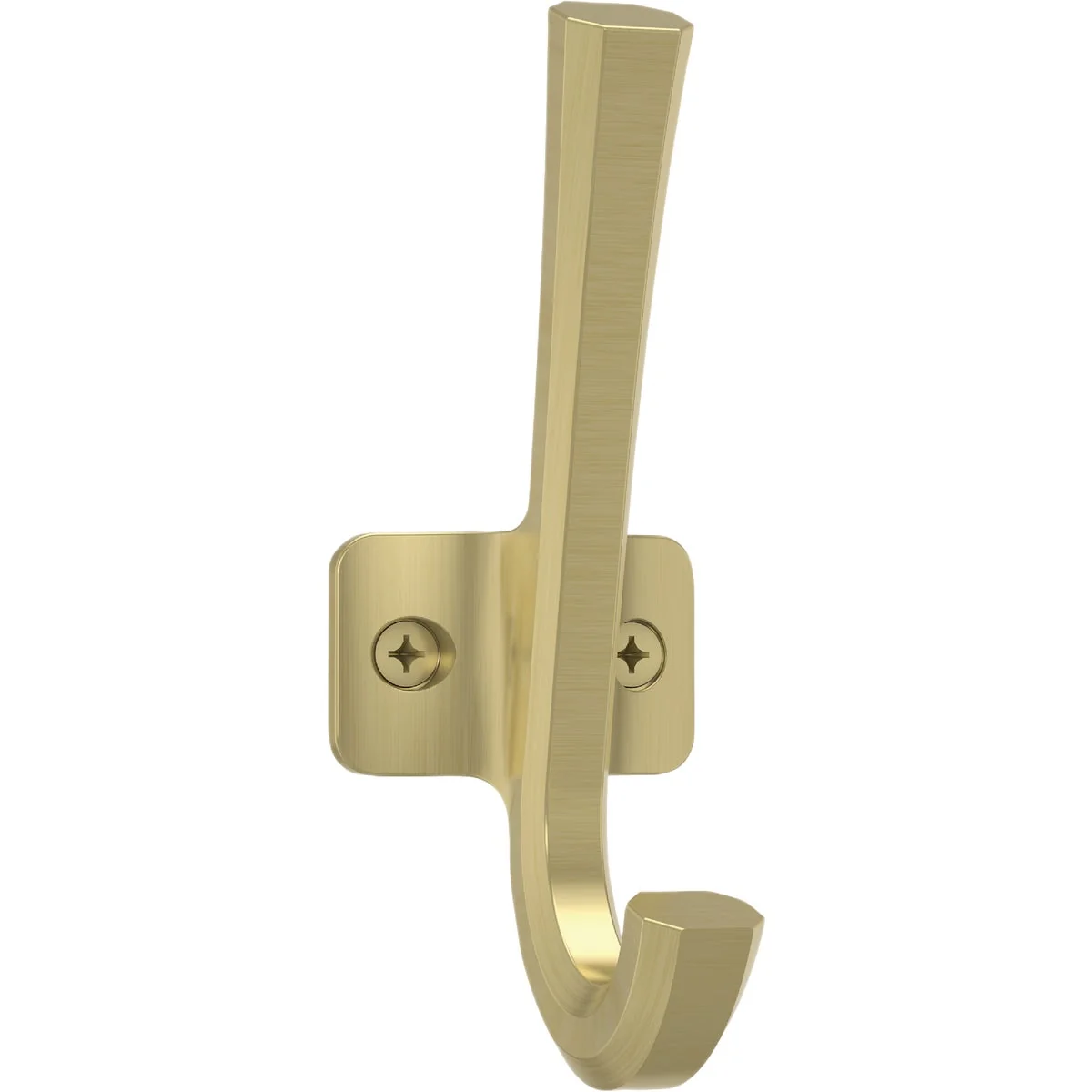 Selected National Hardware 4-5 16 In. Brushed Gold Powell Angled Hook Top-Quality