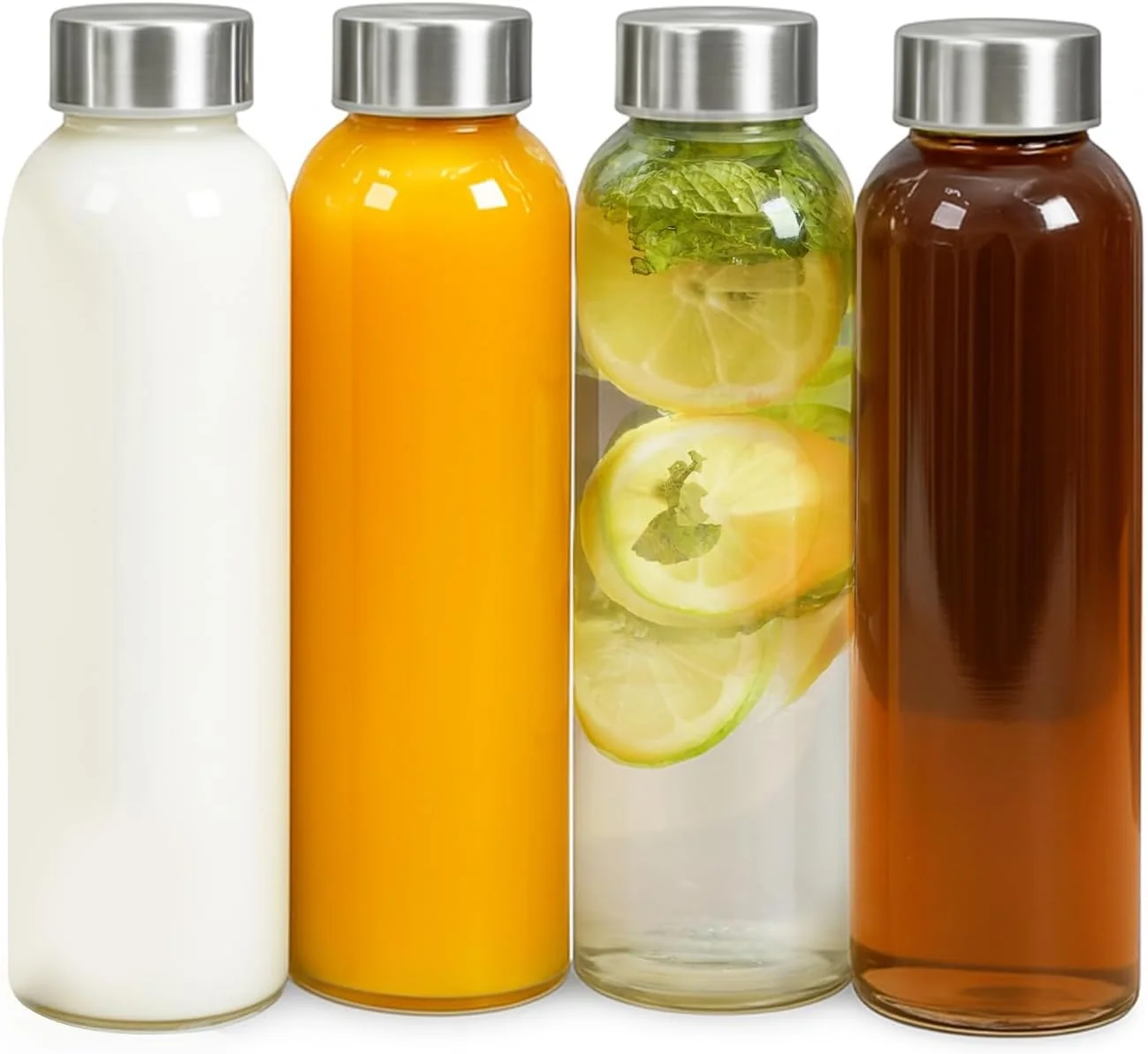 Elite Epica Glass Juice Bottles Set of 4 Outstanding