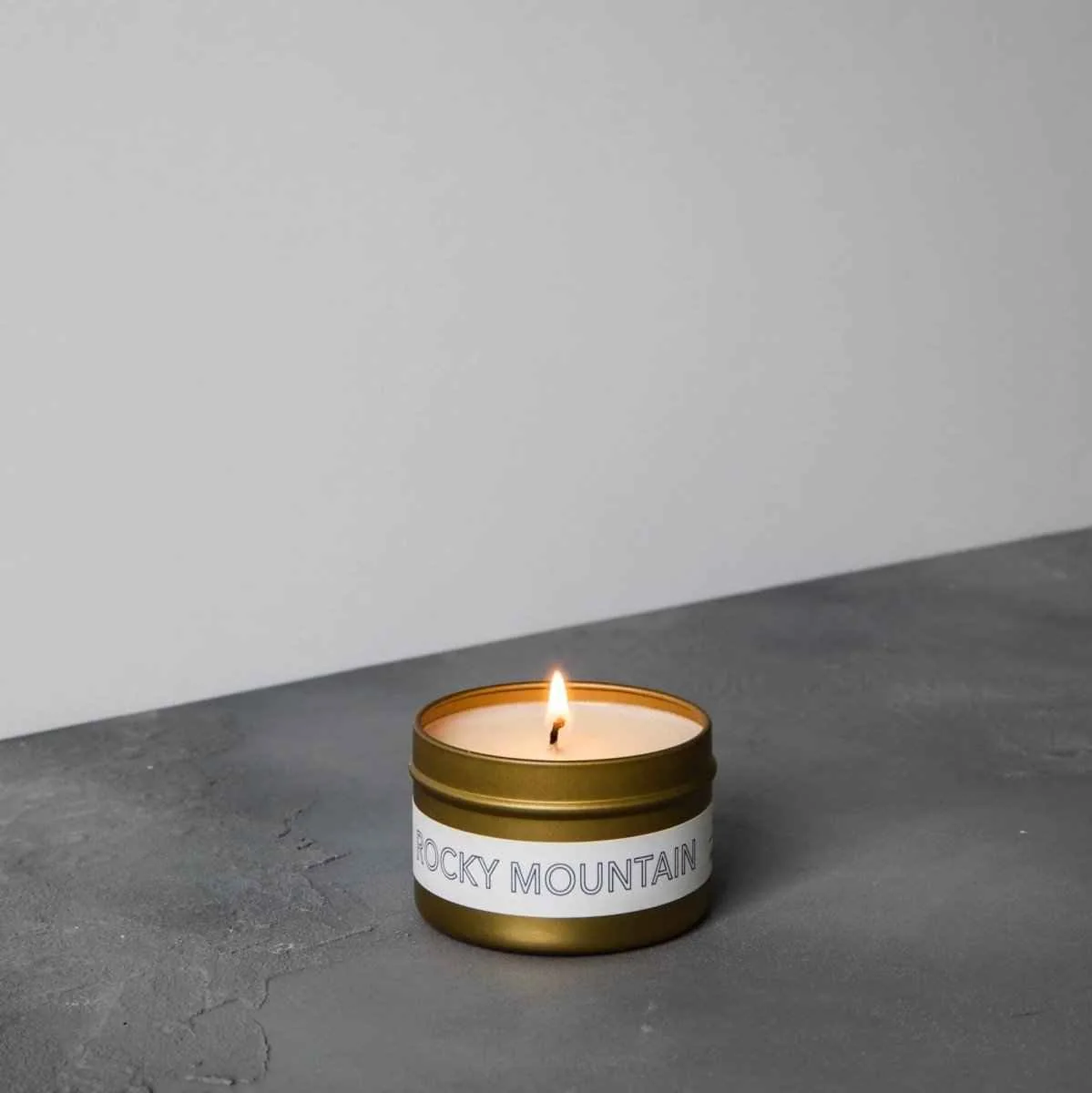 Contemporary Rocky Mountain Travel Candle Next-Generation