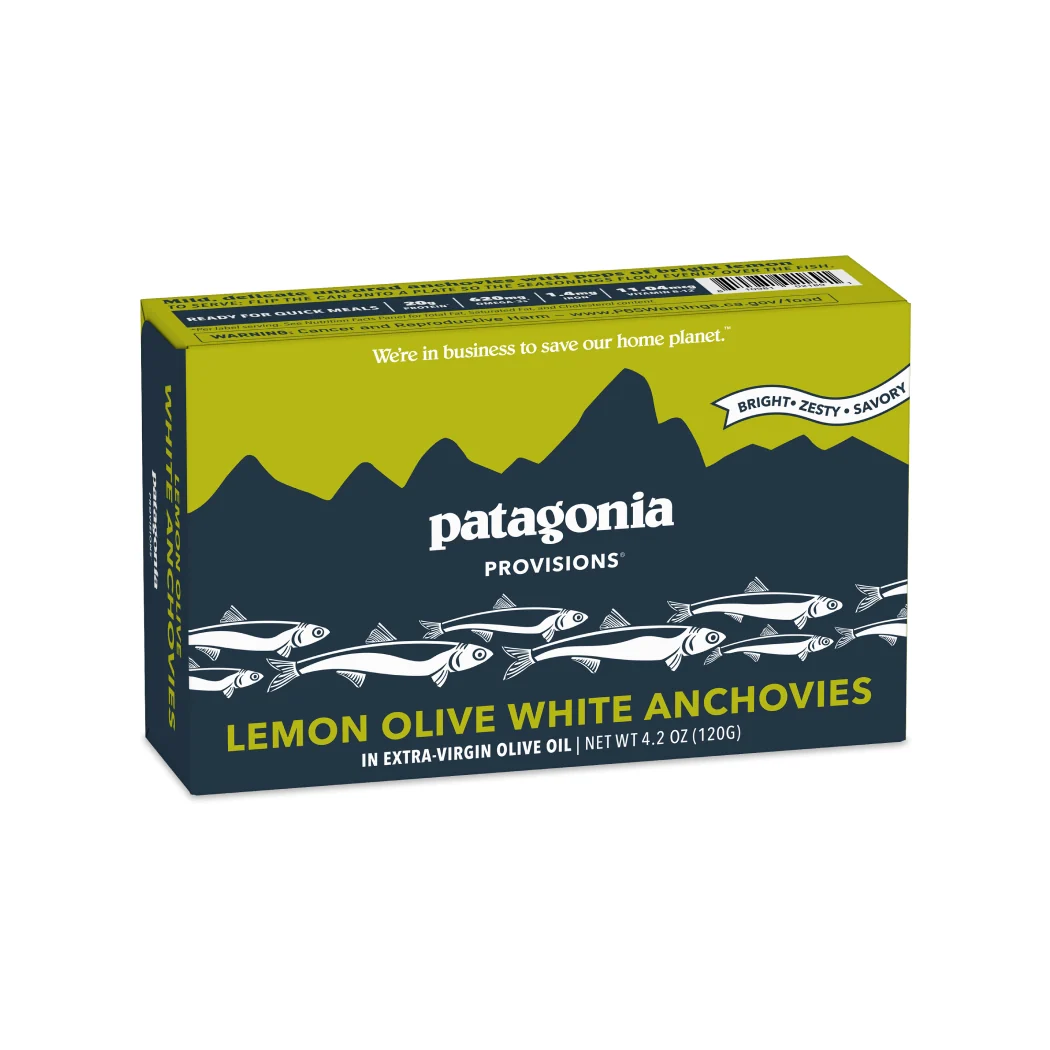 Professional Patagonia Provisions White Anchovies Lemon Olive Original