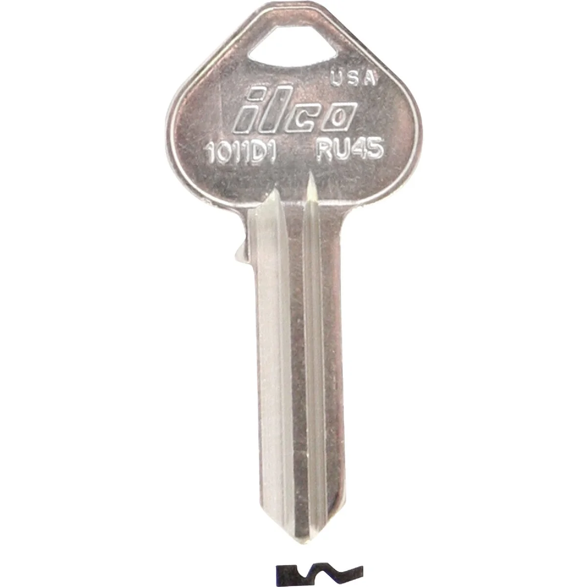 Green ILCO Russwin Nickel Plated File Cabinet Key RU45 10-Pack Quality