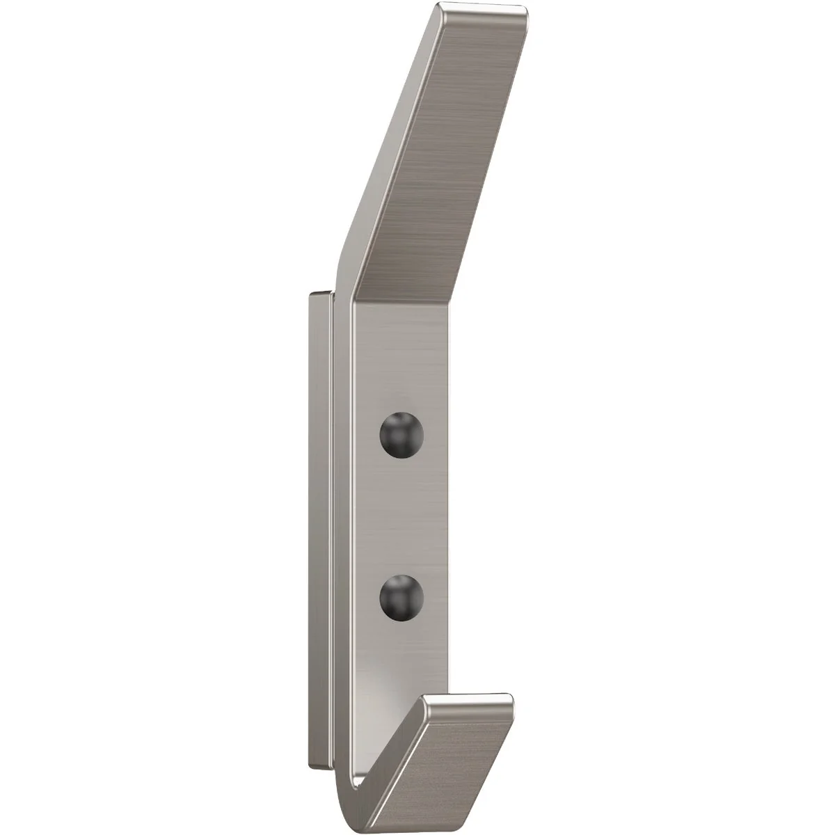 Crafted National Hardware 4-3 4 In. Satin Nickel Reed Geometric Hook Contemporary