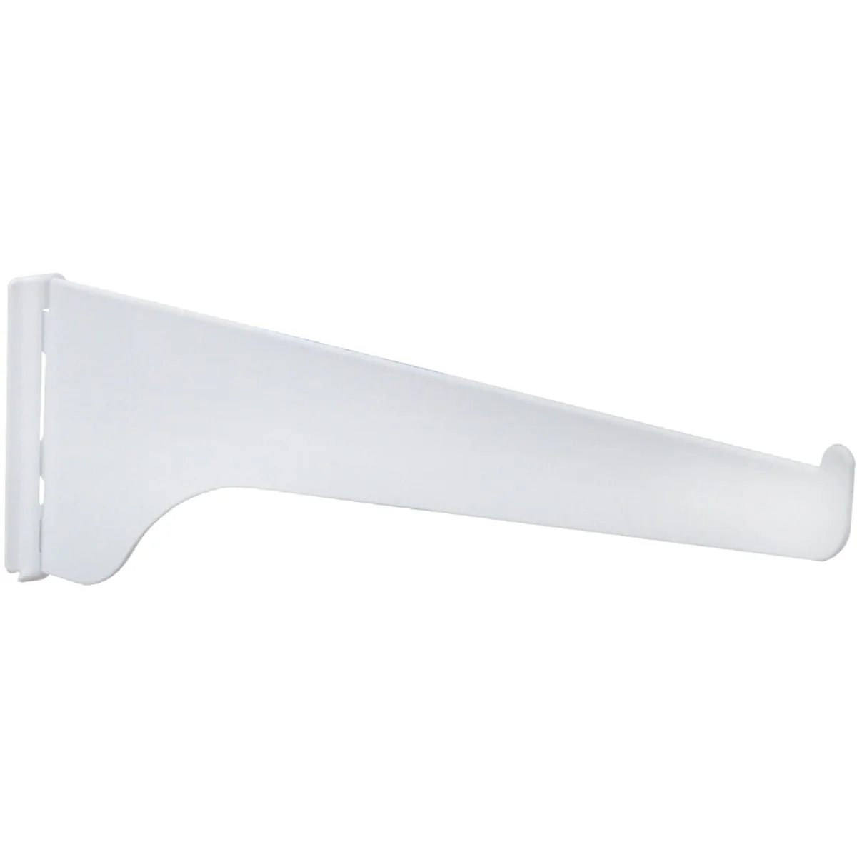 Exclusive Knape Vogt 180 Series 6 In. White Steel Regular-Duty Single-Slot Shelf Bracket Next-Generation