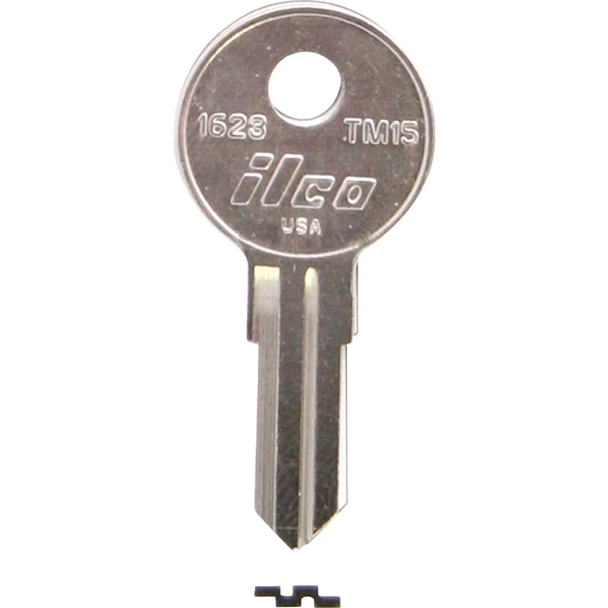 Expertly Made ILCO Trimark Nickel Plated Toolbox Key TM15 10-Pack Quality