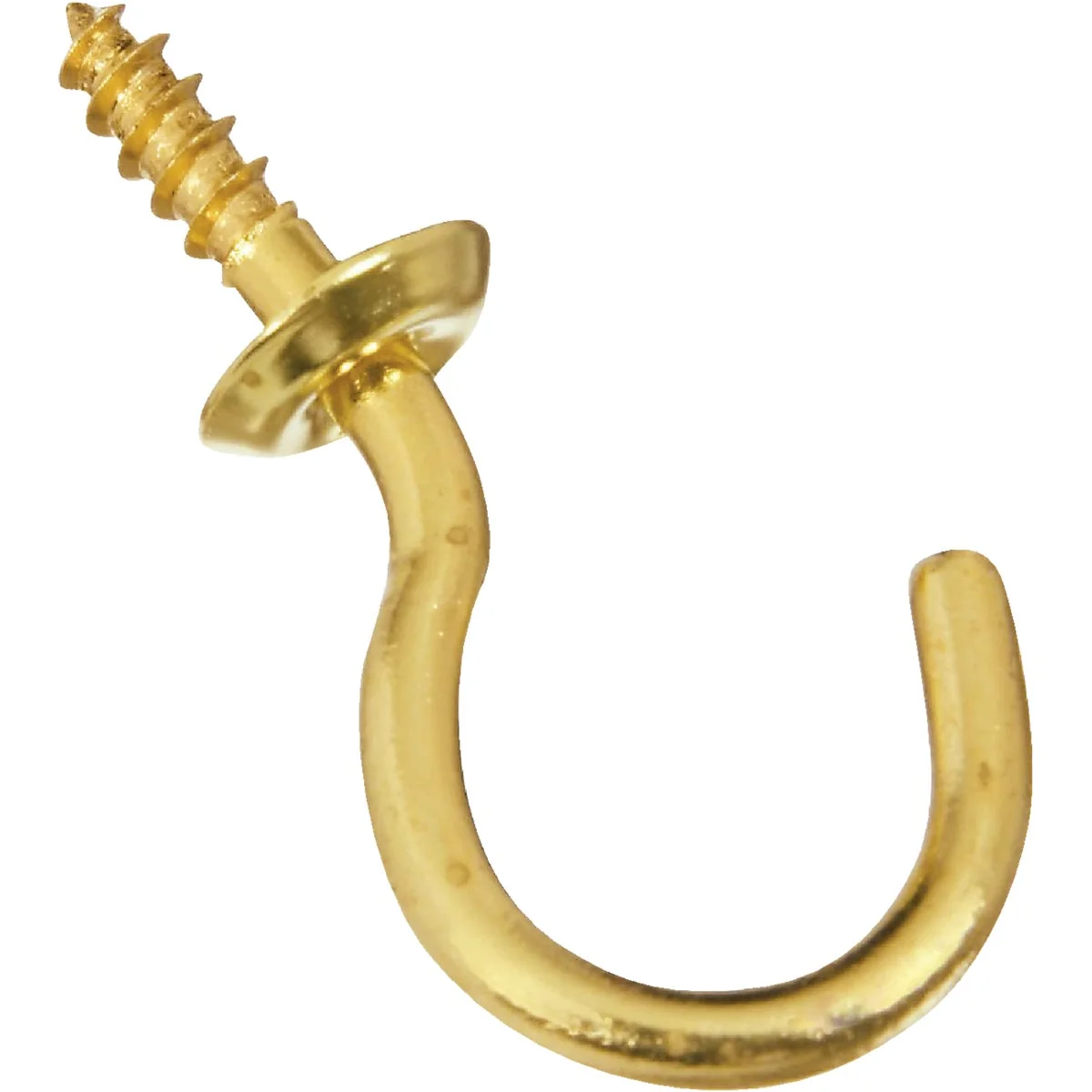 Consistent National V2021 1 In. Solid Brass Series Cup Hook 4 Count Powerful