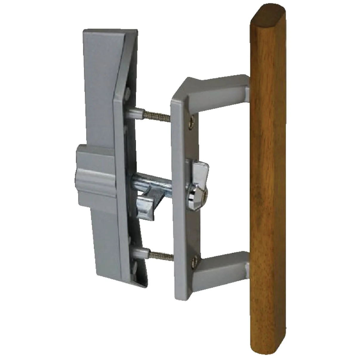 Smooth National Patio Door Hardware with Key Locking Unit Contemporary