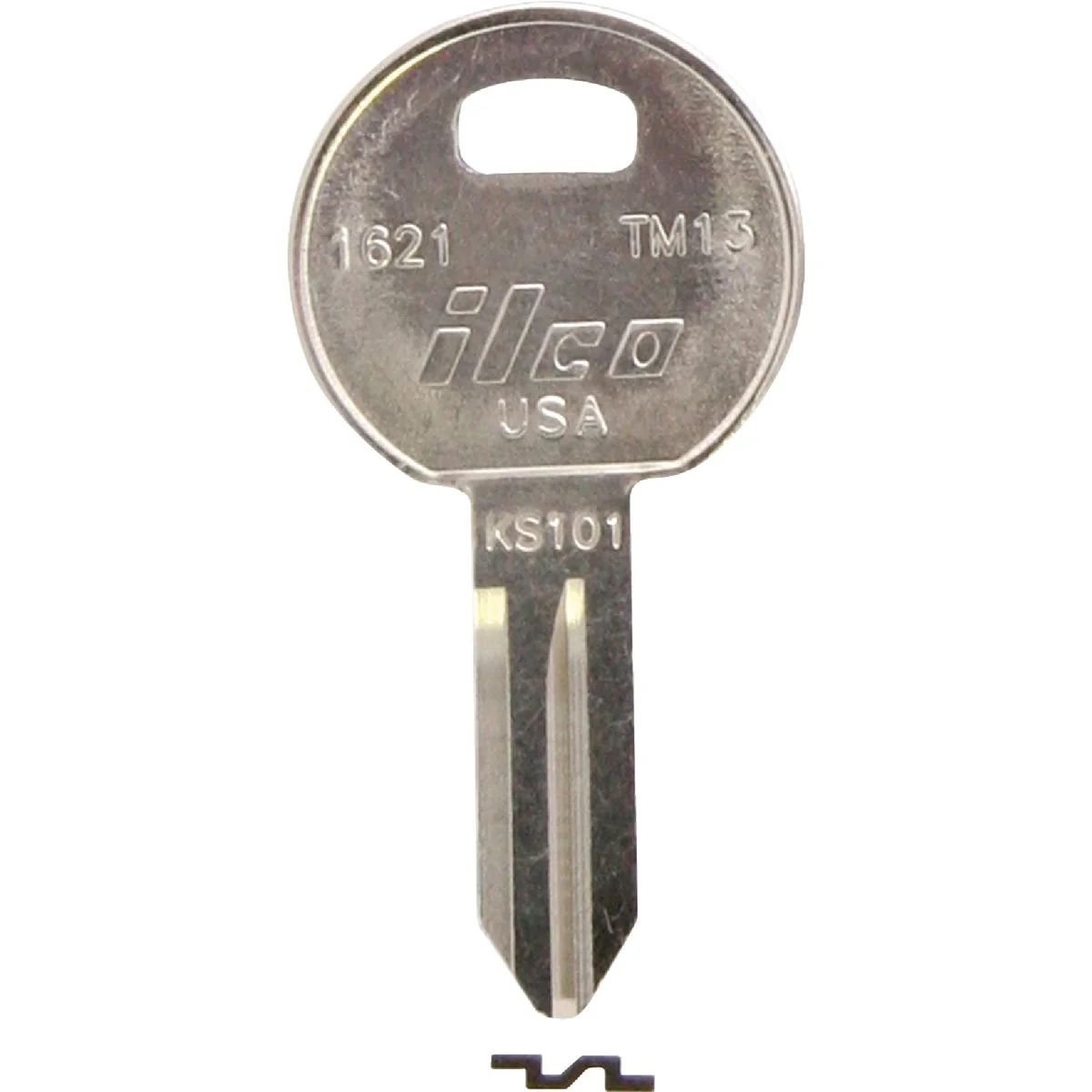 Fashionable ILCO Trimark Nickel Plated Toolbox Key TM13 10-Pack Pure