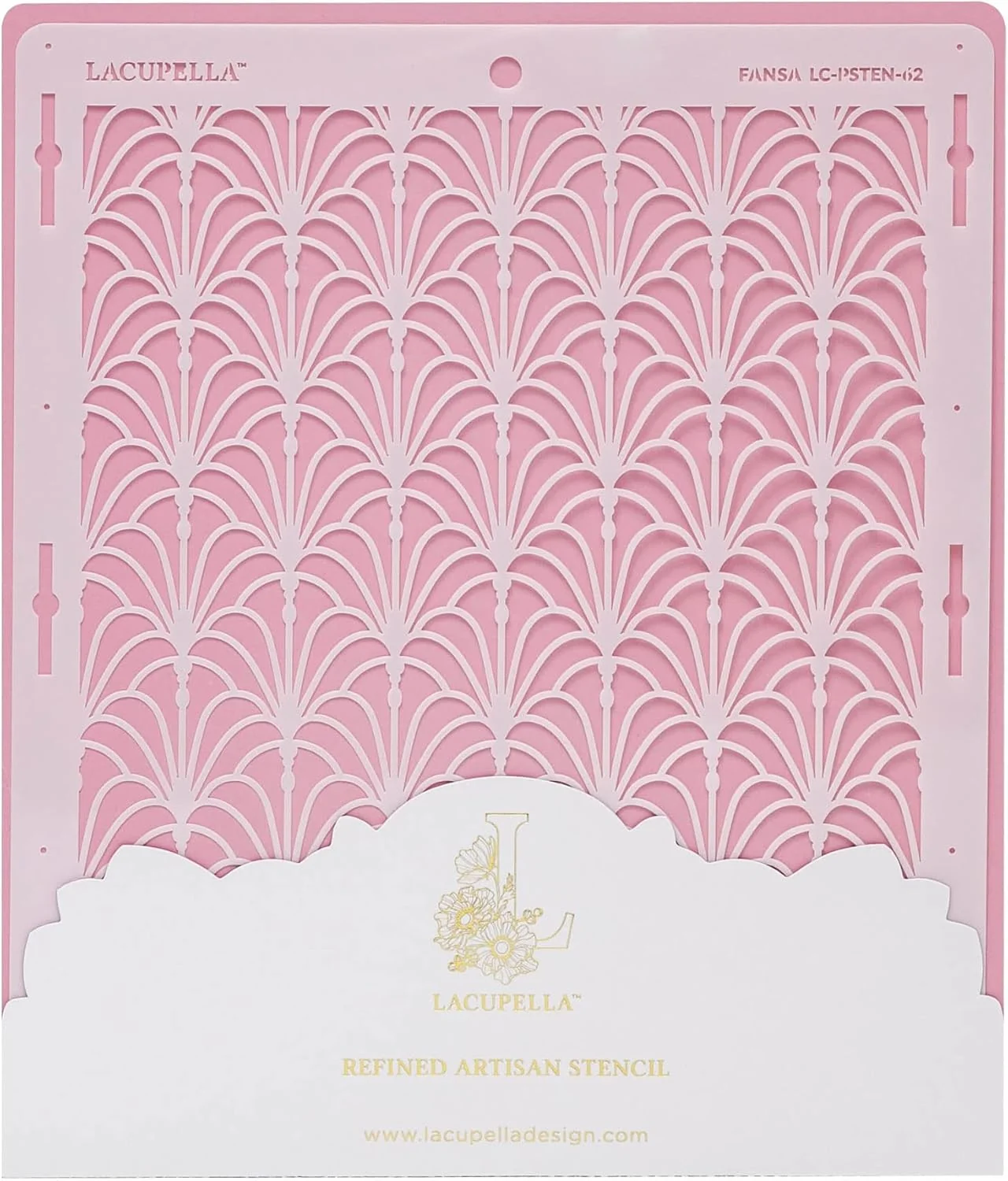 Healthy Large Cake Decorating Stencil Fansa Fan Art Deco Pattern Top-Quality