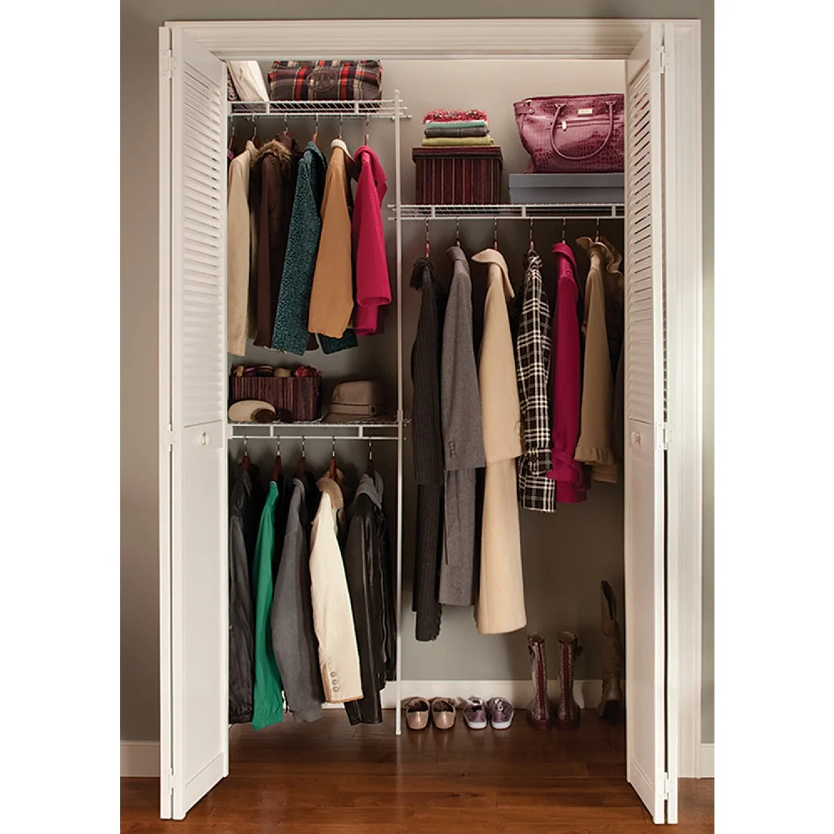 Casual ClosetMaid 5 Ft. Shelf Rod Closet System Optimized