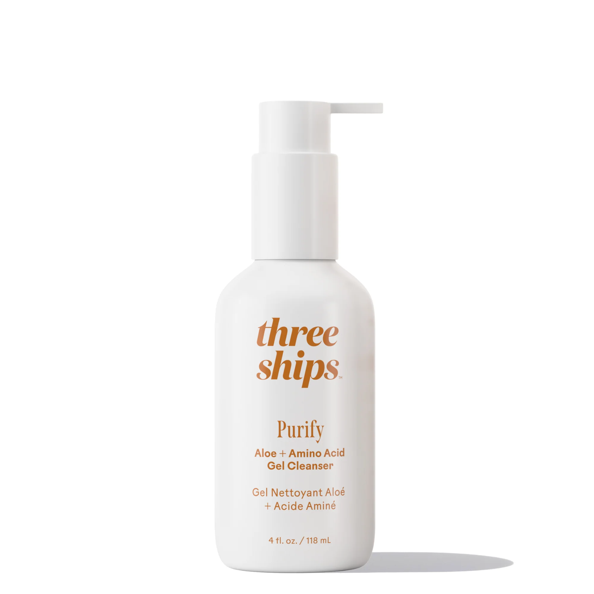Solid Three Ships Purify Aloe Amino Acid Gel Cleanser Casual