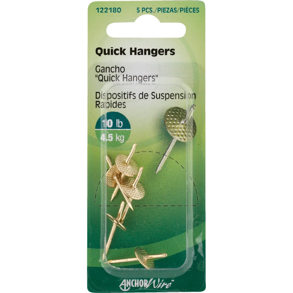Fashionable Hillman 10 Lb. Capacity Anchor Wire E-Z Hanger 5-Count Trusted