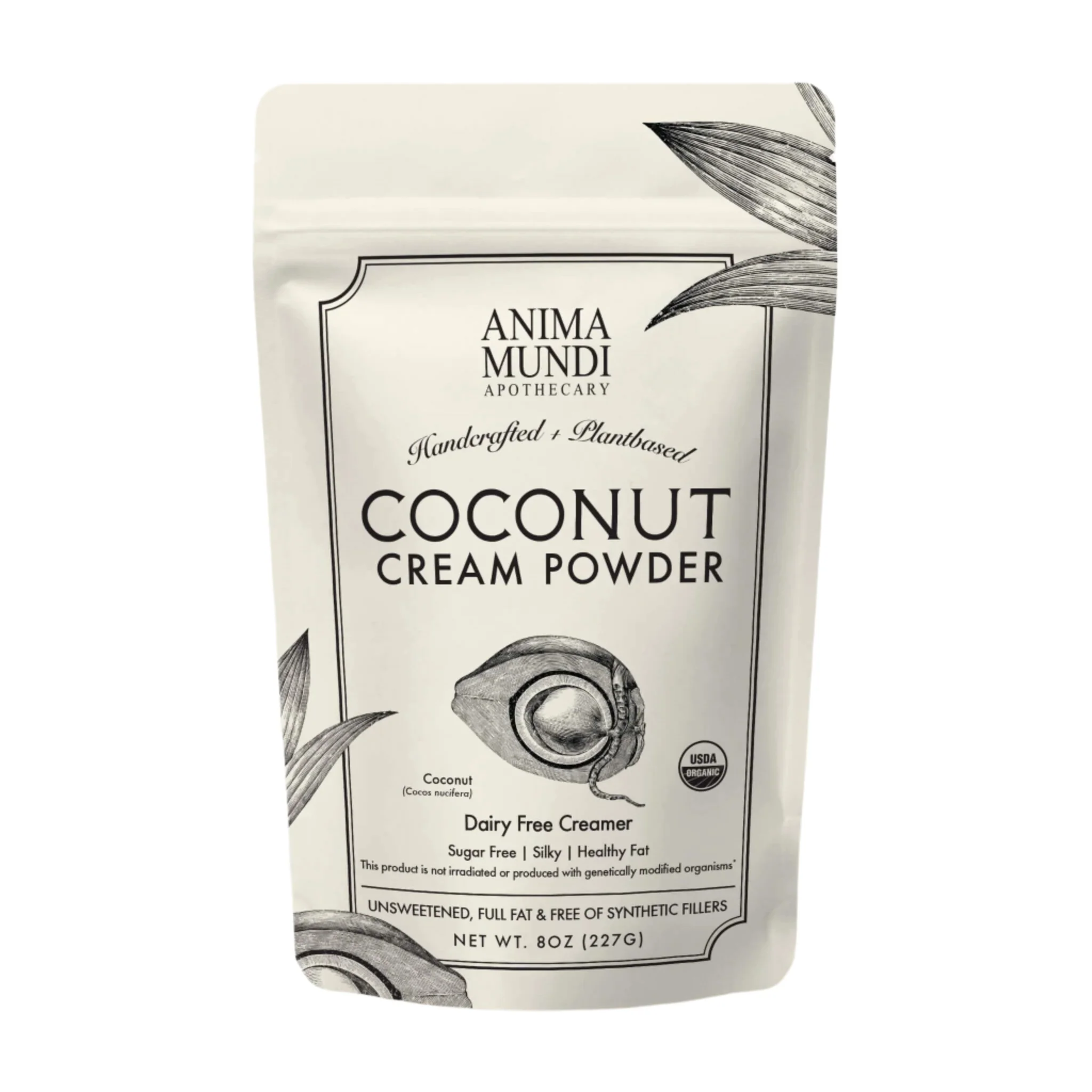 Selected Anima Mundi COCONUT CREAM Dairy Creamer Breathable