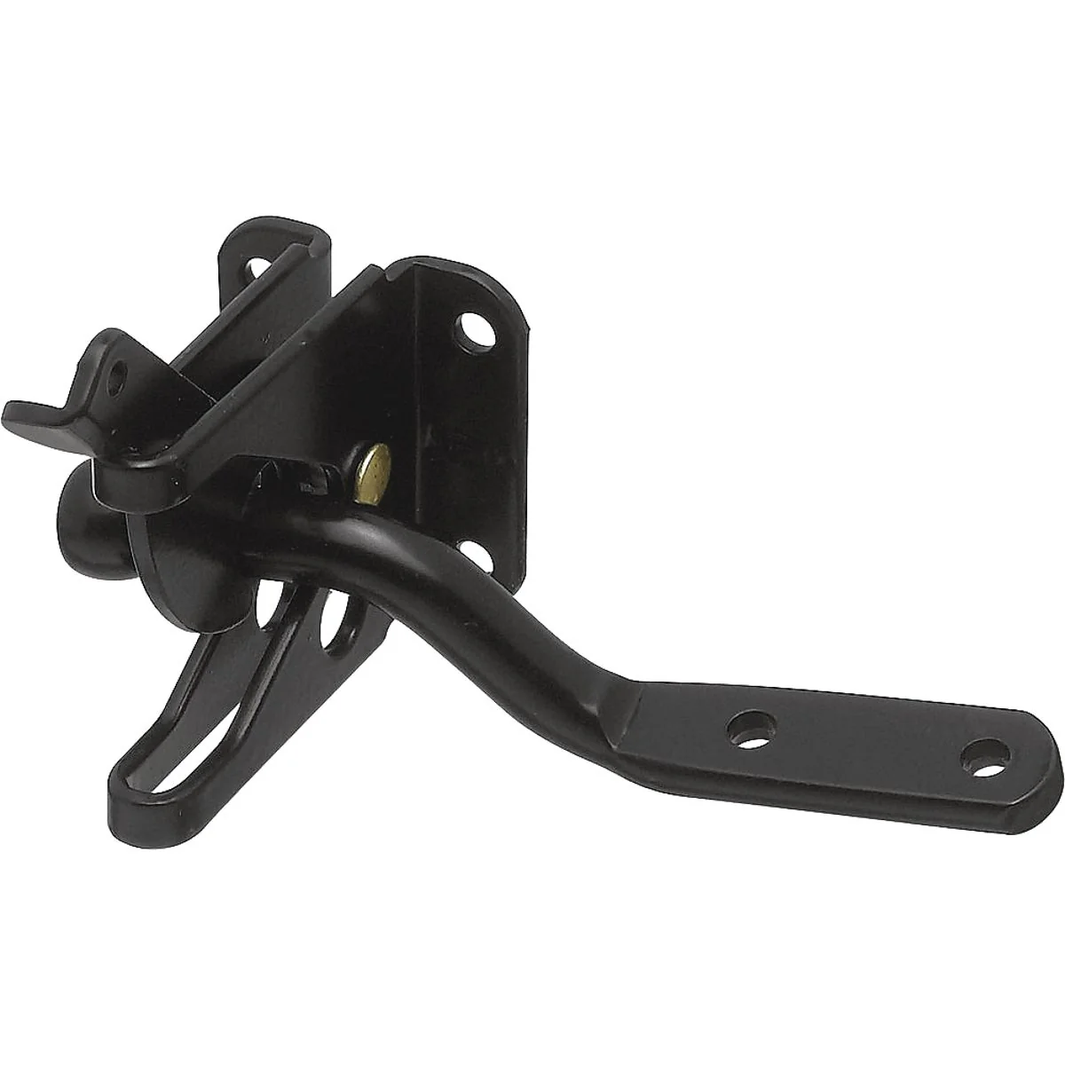 Enhanced National Black Steel Automatic Gate Latch Elite