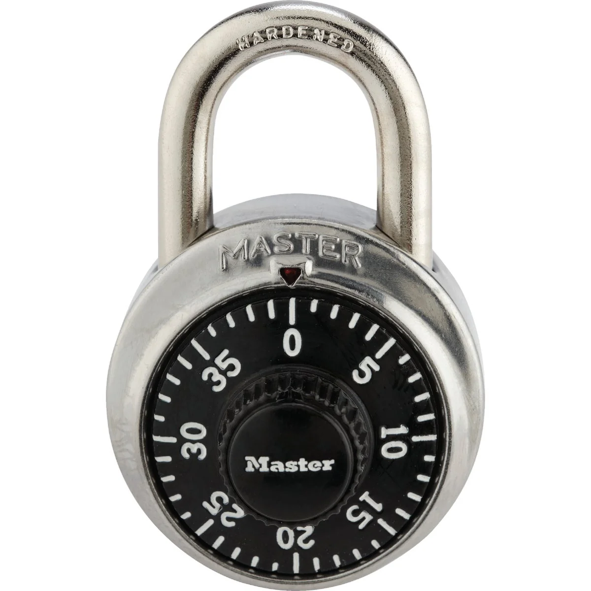 Original Design Master Lock 1-7 8 In. Stainless Steel Combination Padlock Fine