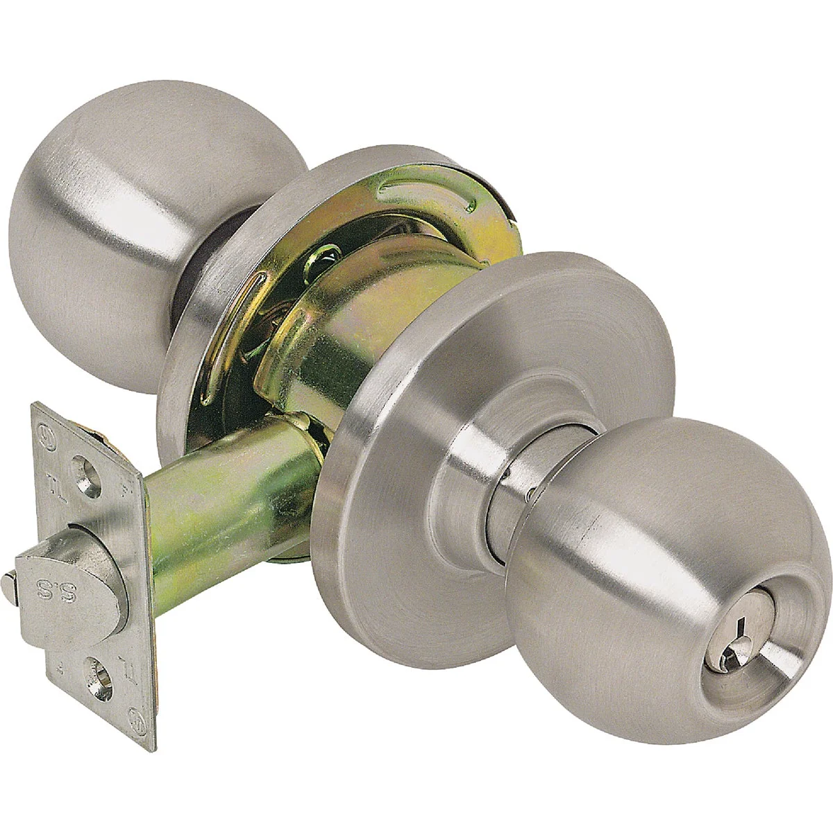 Premium Material Tell Stainless Steel Storeroom Door Knob Lockset Dependable