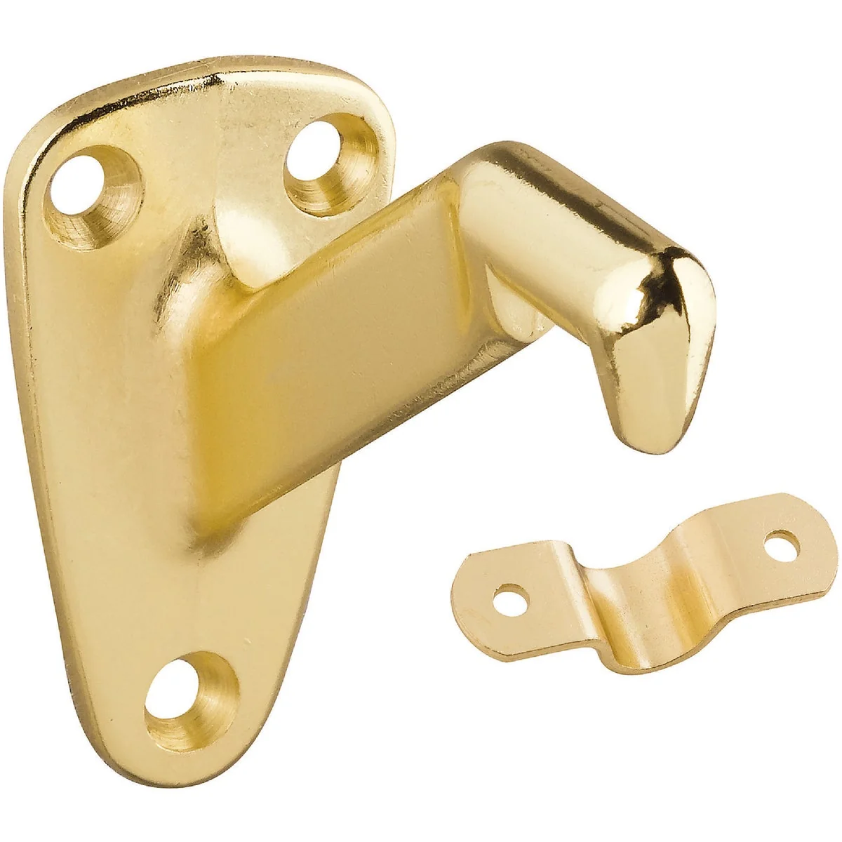 Relaxed National Gallery Series Bright Brass Handrail Bracket Prestigious