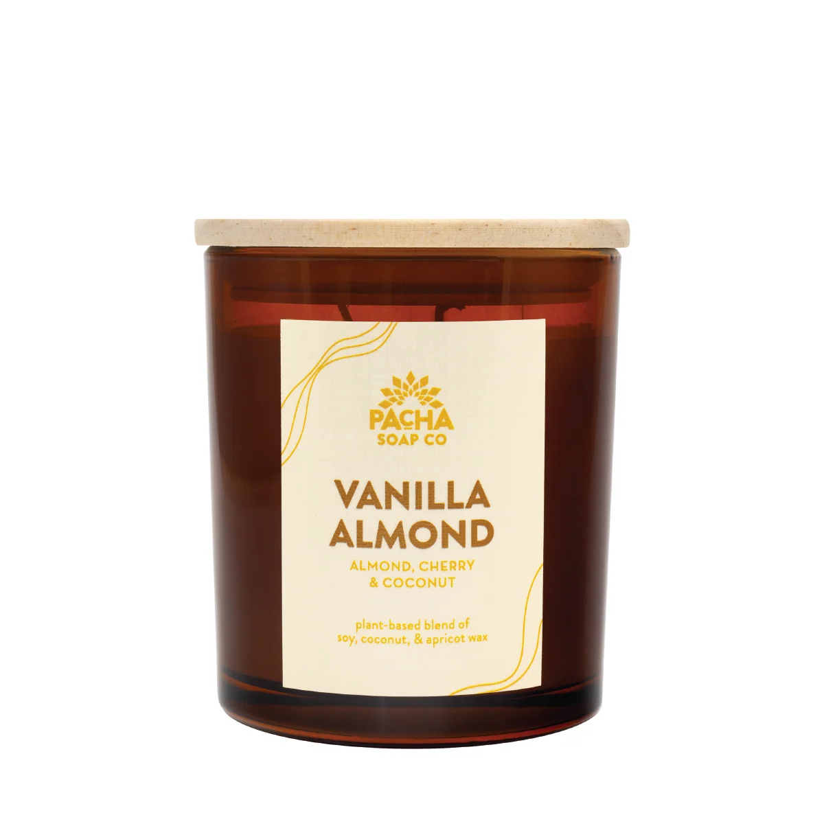 Healthy Pacha Soap Co. Signature Candle – Vanilla Almond Fast