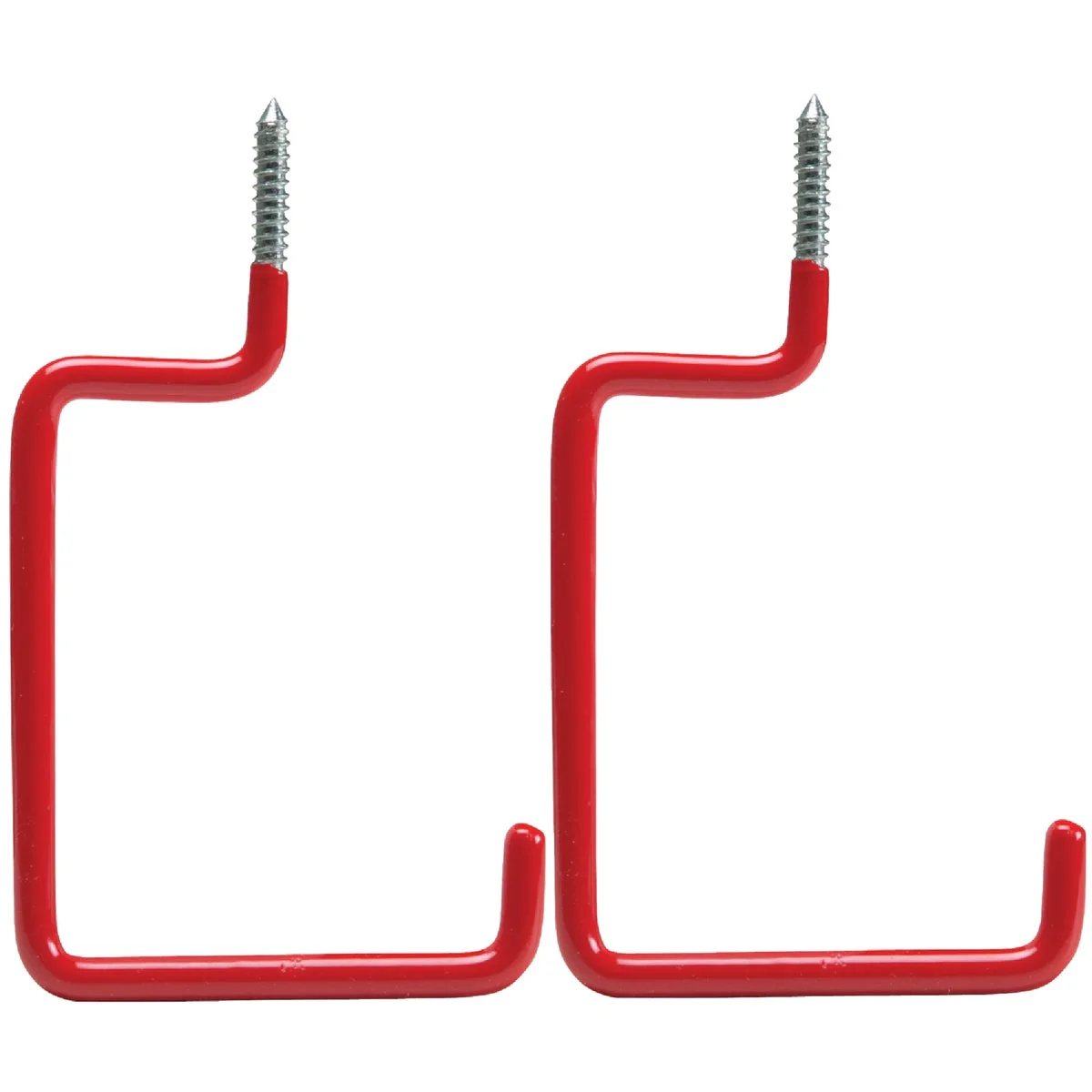 Casual Screw-In Vinyl-Coated Utility Hook 2-Pack Enhanced