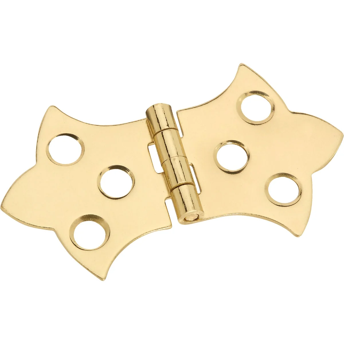 Organic National 1-5 16 In. x 2-1 4 In. Miniature Brass Decorative Hinge 2-Pack Next-Generation