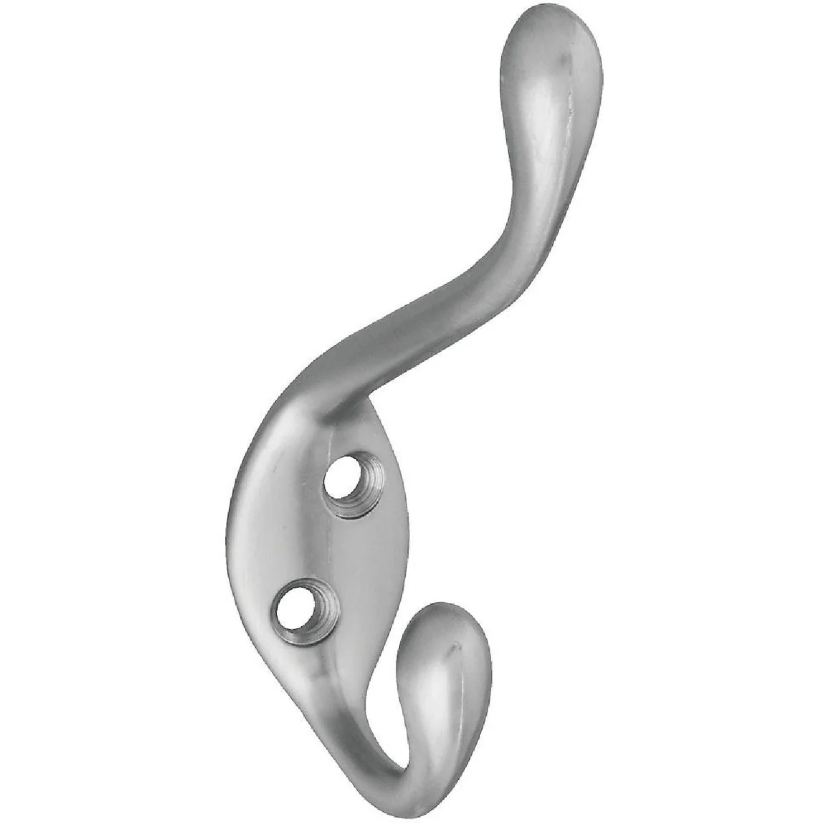 Eco-Friendly National Heavy-Duty Satin Nickel Coat and Hat Wardrobe Hook Minimalist