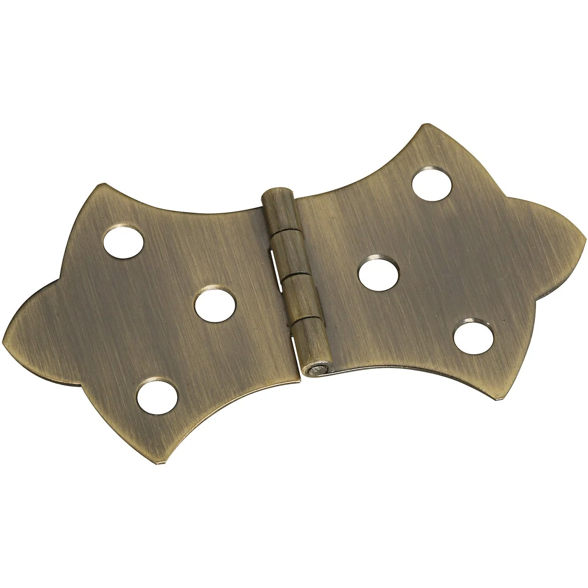 Crafted National 1-11 16 In. x 3-1 16 In. Antique Brass Hinge 2-Pack Lightweight