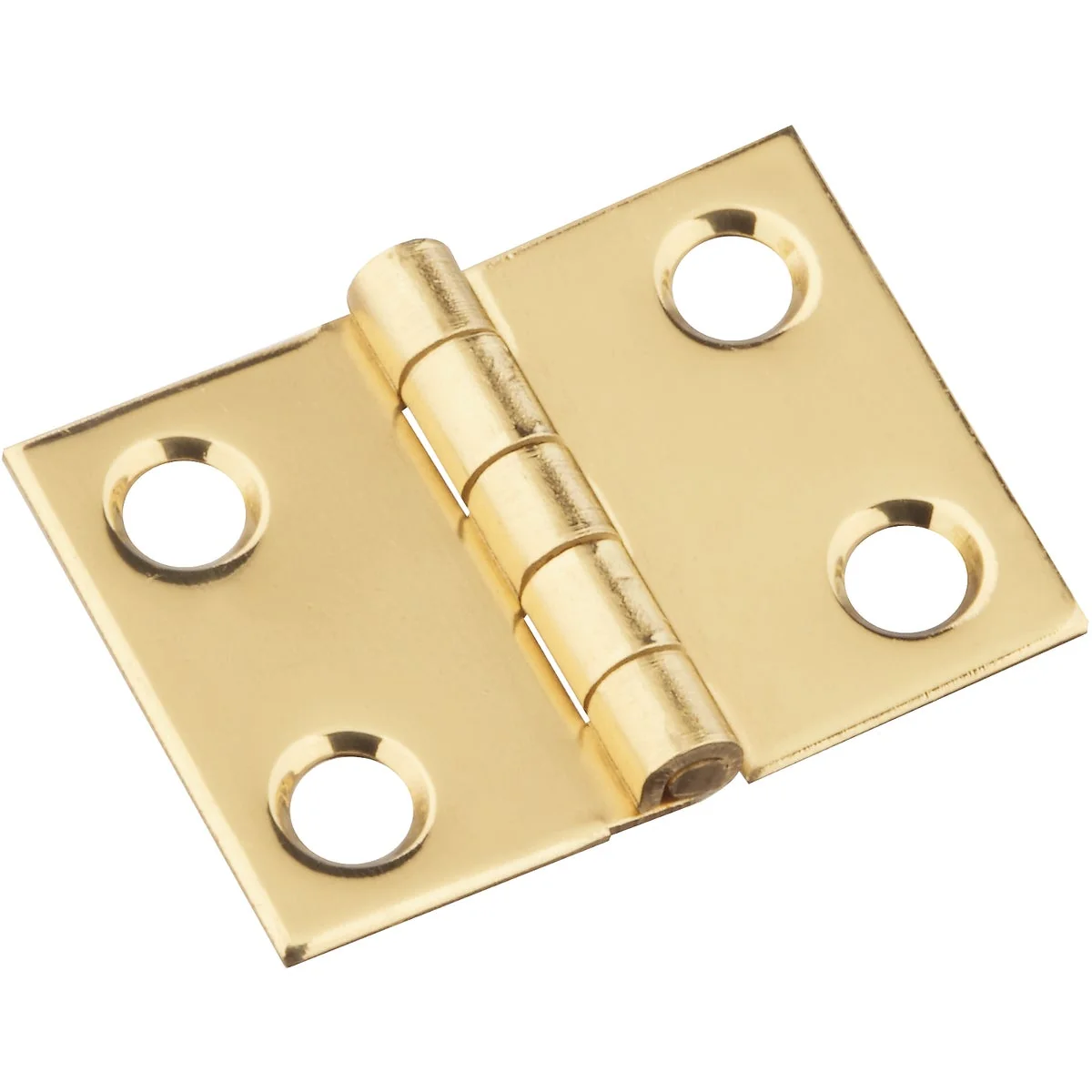 Quality National 3 4 In. x 1 In. Brass Medium Decorative Hinge 2-Pack Expertly Made