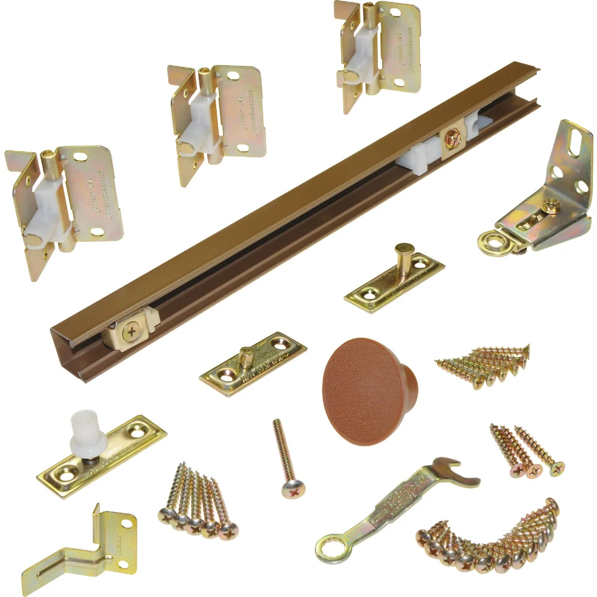 Traditional Johnson Hardware 36 In. 2-Door Folding Door Hardware Genuine