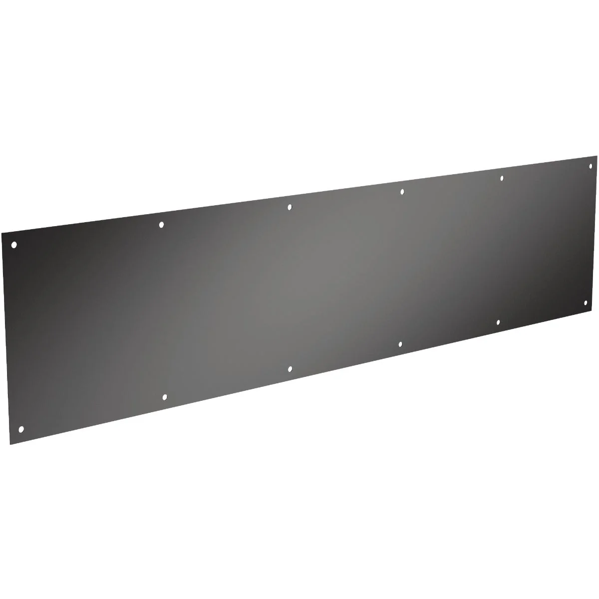 Reliable National Hardware 8 In. x 34 In. Matte Black Kickplate Elite