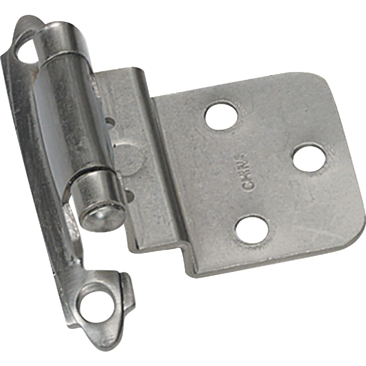 Verified Laurey Satin Nickel 3 8 In. Self-Closing Inset Hinge 2-Pack Outstanding