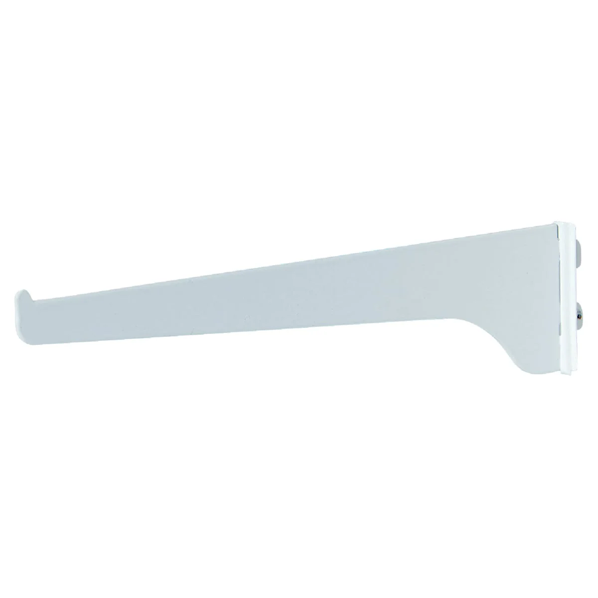 Minimalist Knape Vogt 180 Series 10 In. White Steel Regular-Duty Single-Slot Shelf Bracket Refined