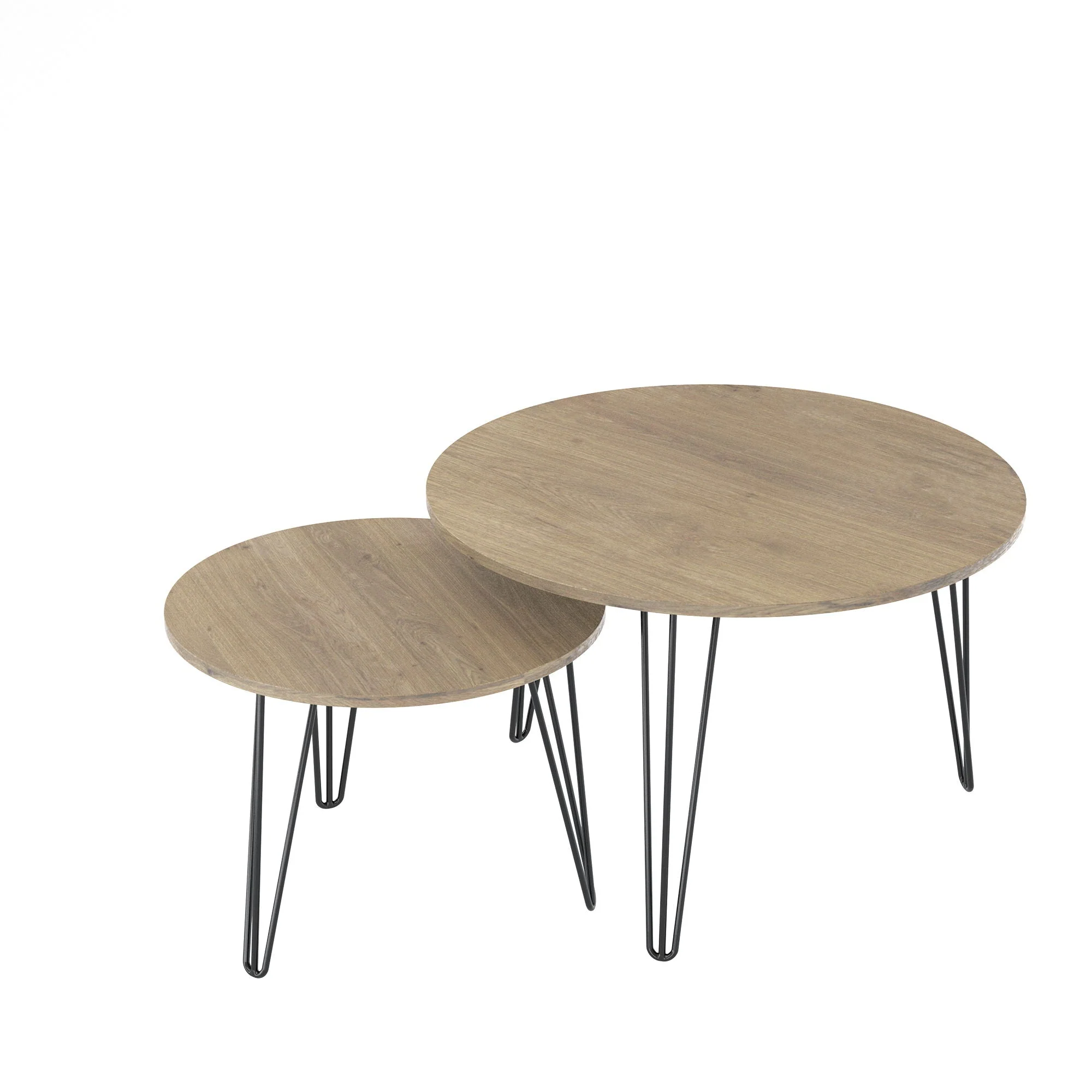 First-Class Round Nesting Coffee Table For Living Room Set of 2 Trusted