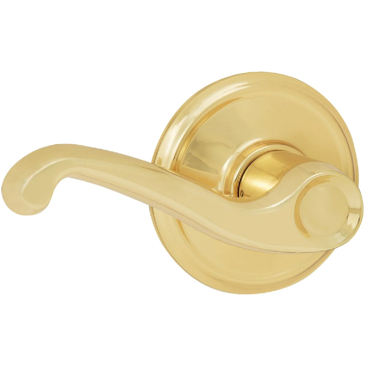 Innovative Schlage Bright Brass Flair Passage Door Lever Smart