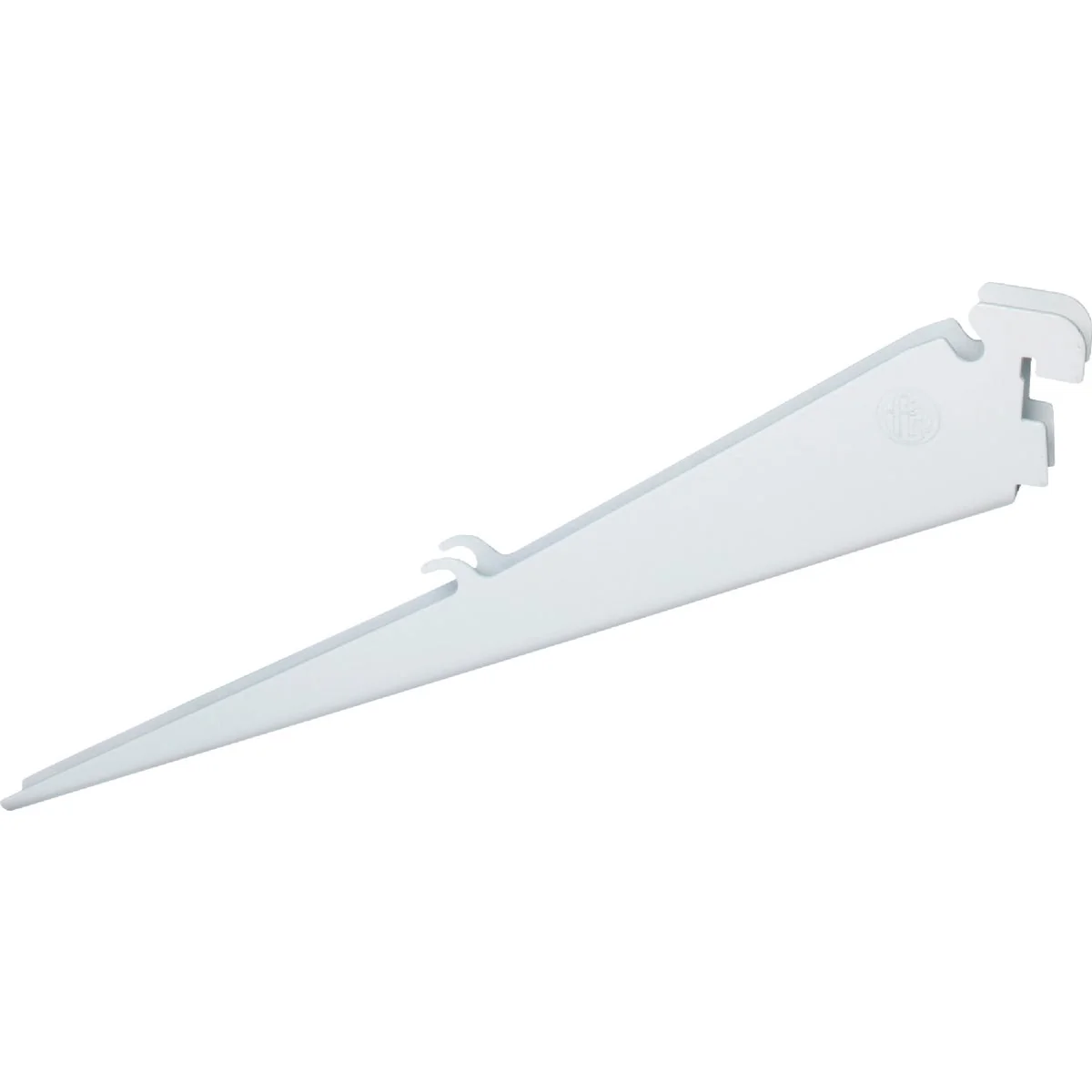 Modern domRail 12 In. White Profile Angled Bracket Effective