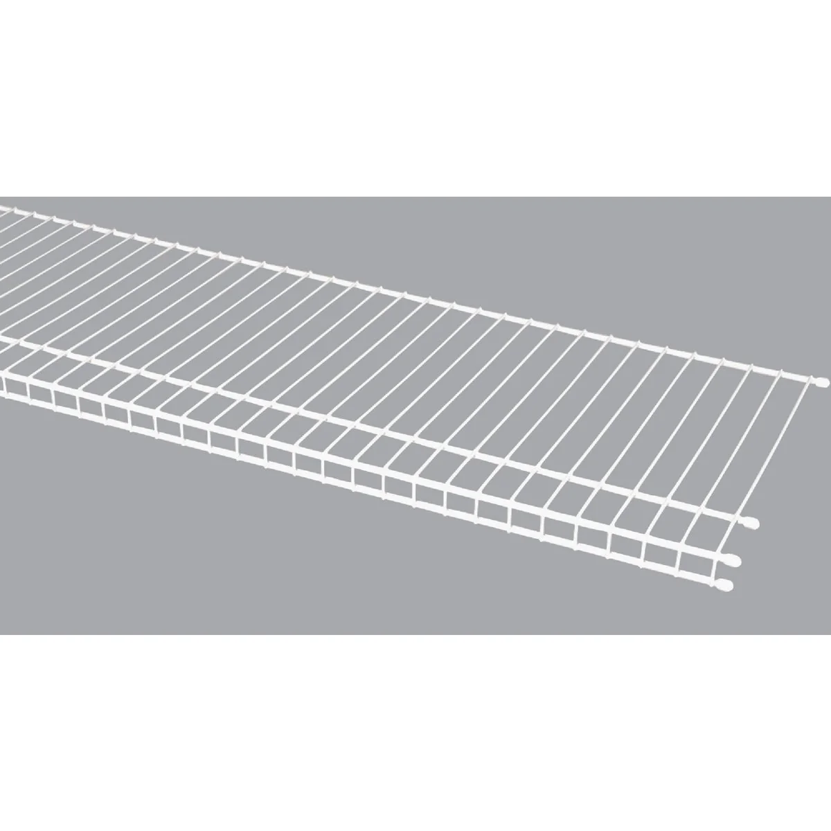 Exceptional ClosetMaid SuperSlide 12 Ft. W. x 12 In. D. Ventilated Closet Shelf White Dependable
