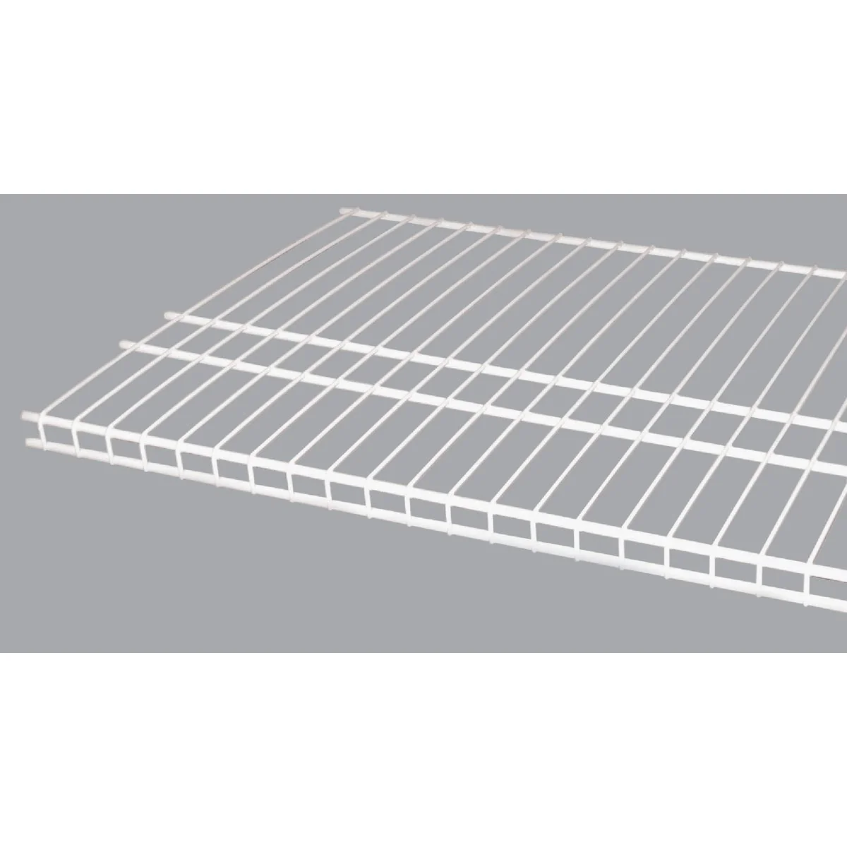 Organic ClosetMaid SuperSlide 12 Ft. W. x 16 In. D. Ventilated Closet Shelf White Classic