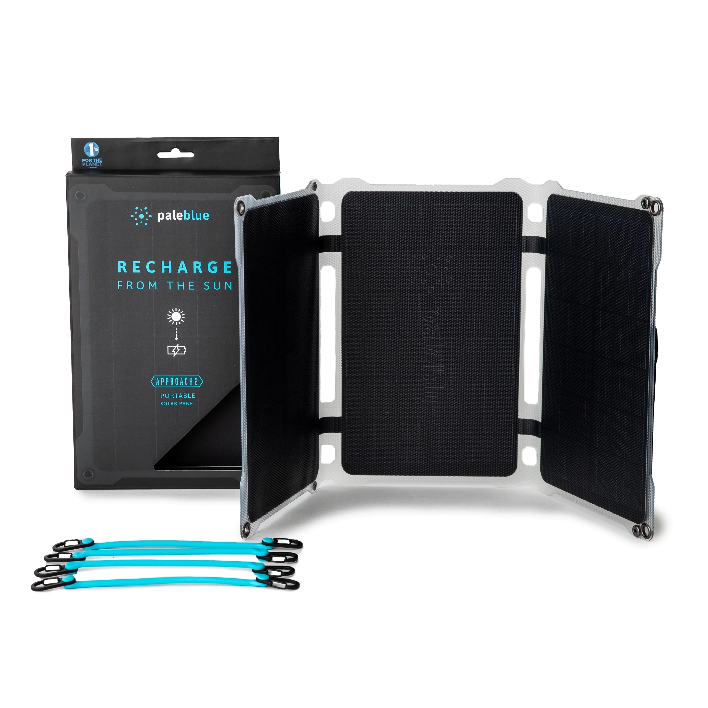 Exclusive Paleblue Portable Solar Charger 21 Watts Max Output Genuine