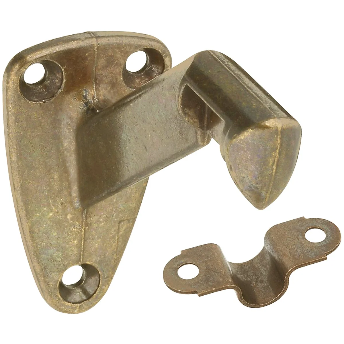 Trusted National Antique Brass Zinc Die-Cast With Steel Strap Handrail Bracket Trendy