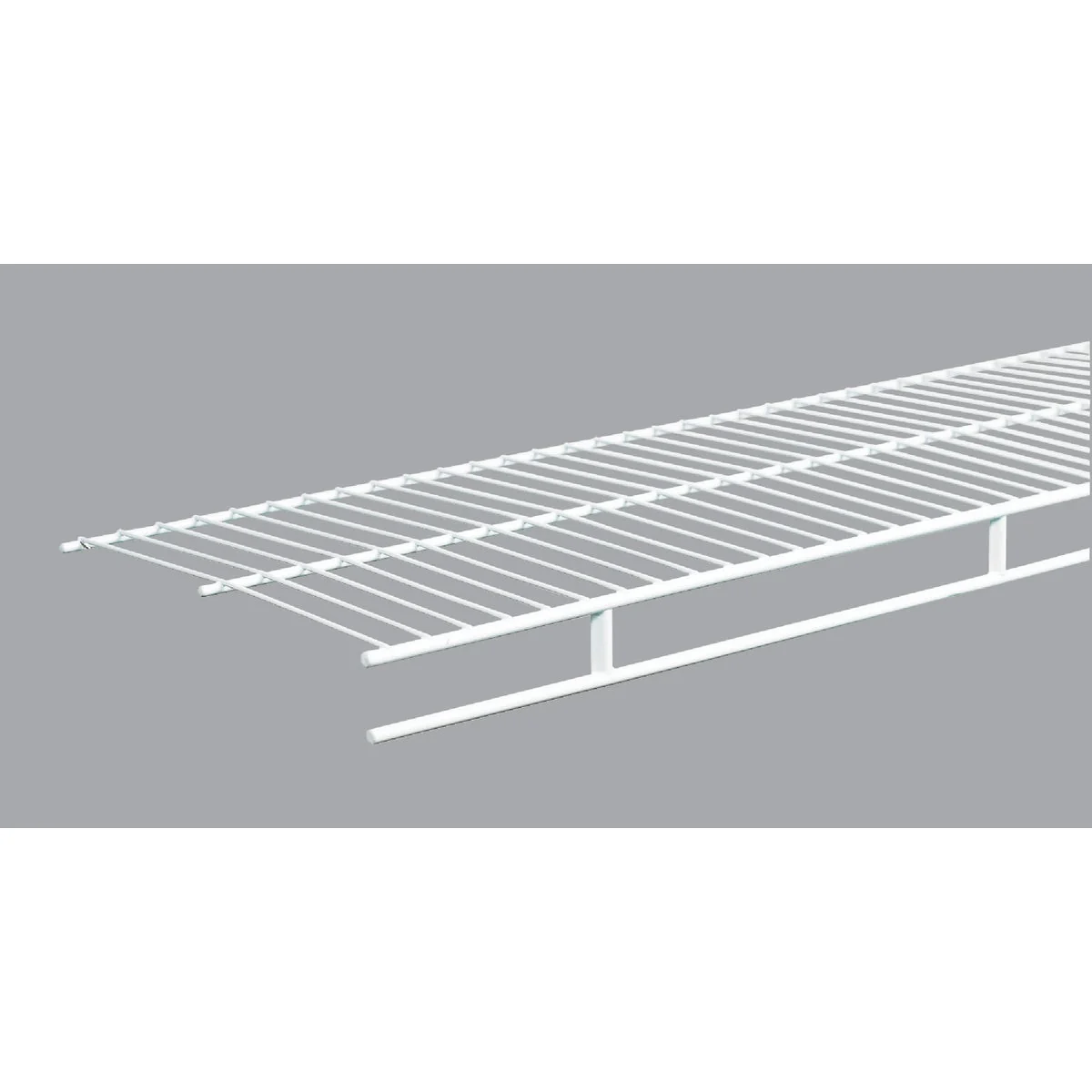Superior ClosetMaid 6 Ft. W. x 12 In. D. Ventilated Wire Shelf Rod White Comfortable